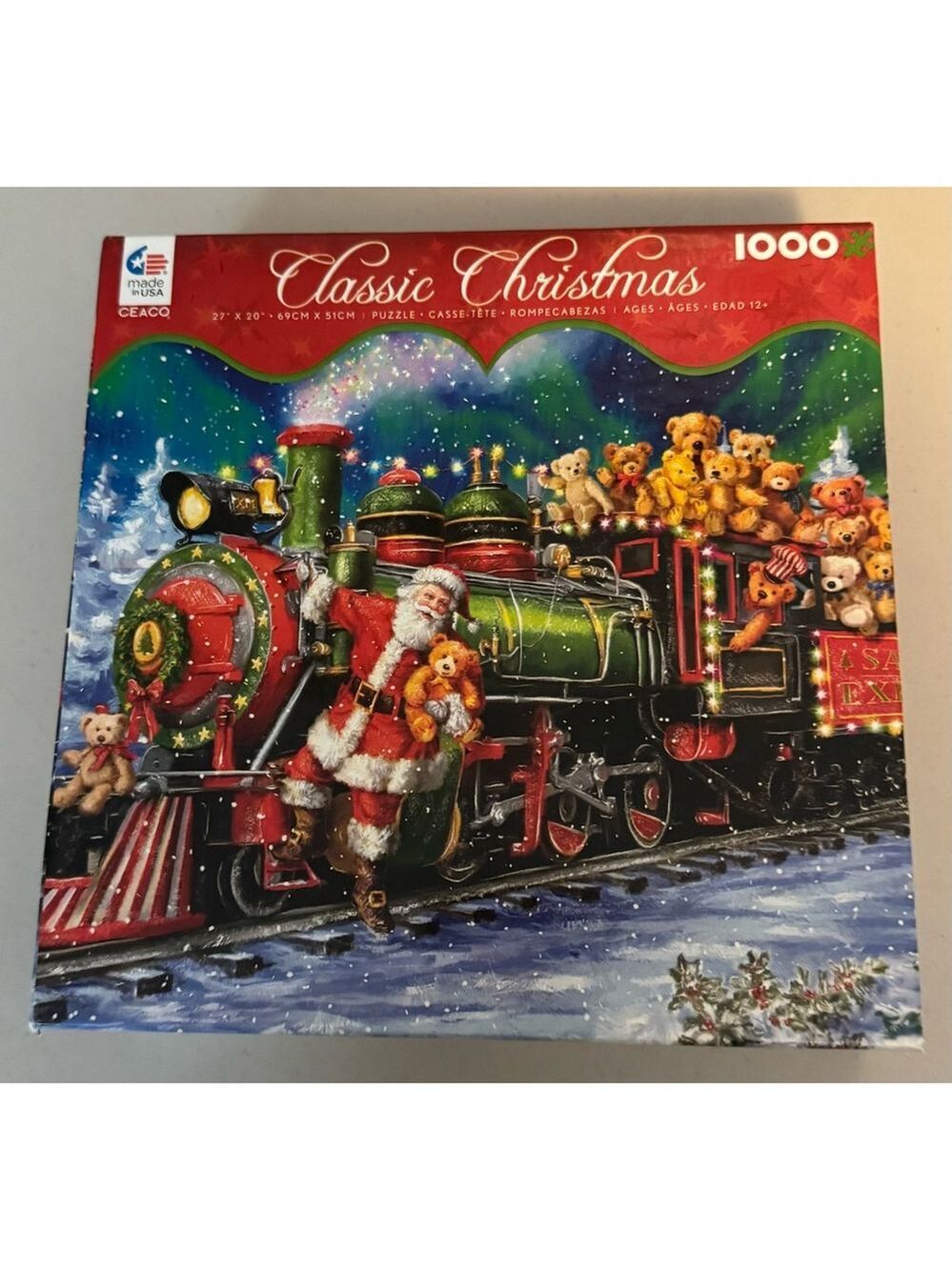 Ceaco Classic Christmas 1000 Piece Jigsaw Puzzle